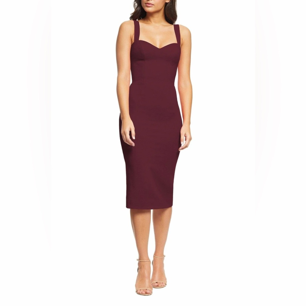 Burgundy Nicole Dress